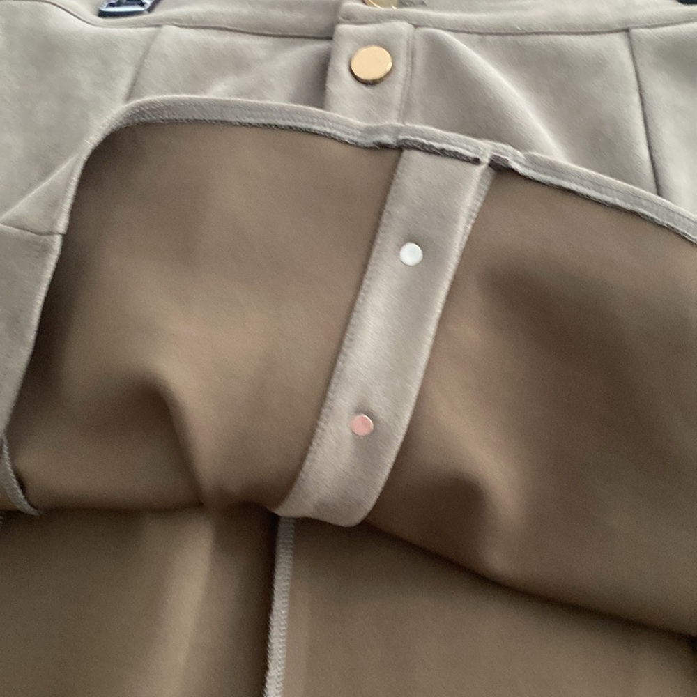 FUINLOTH faux suede Skirt - Picture 4 of 5